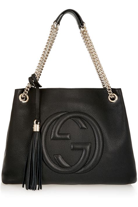 gucci ace leather quality|gucci shoulder bag black.